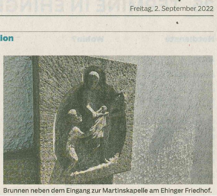 Brunnen neben der Martinskapelle_in_Ehingen